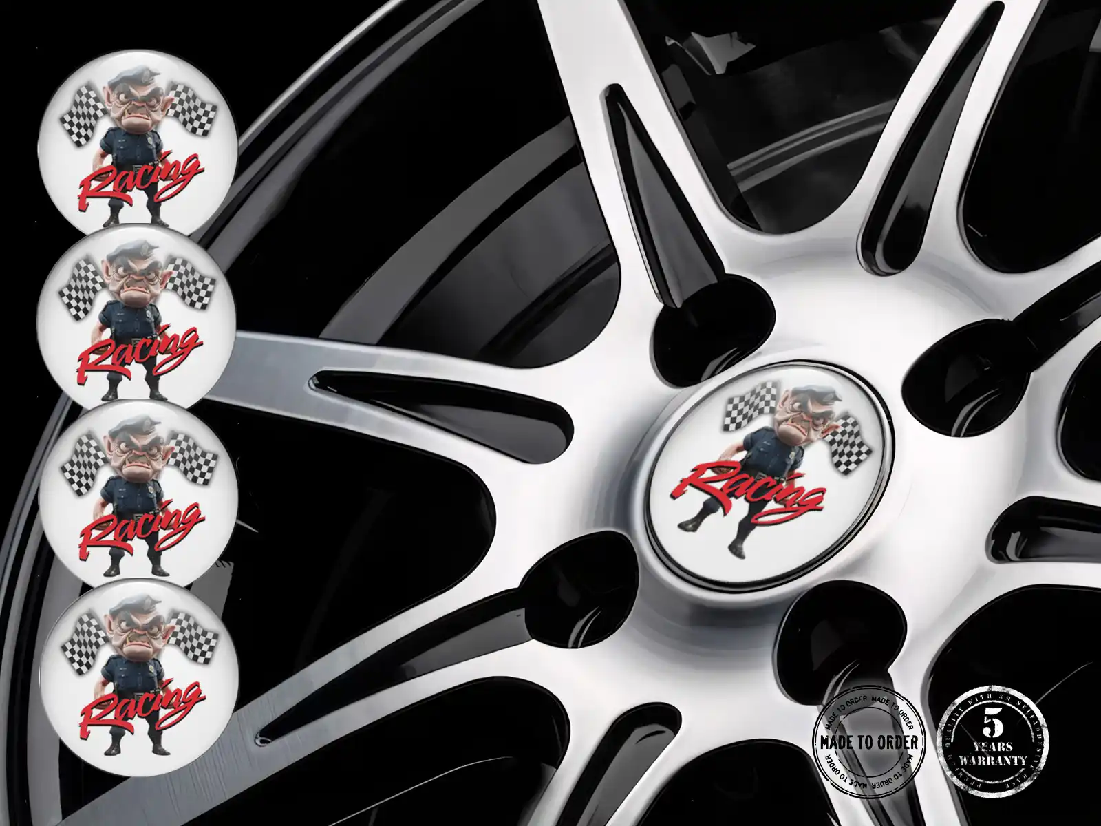 Wheel Rim Decal Logo Pro Sports Dynamic Design